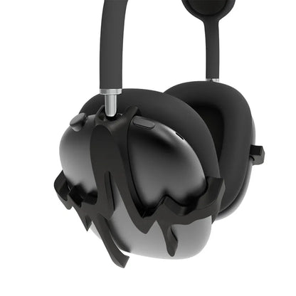 VYNTRIX Liquid Black Earphone Covers – Futuristic 3D Protective Shell